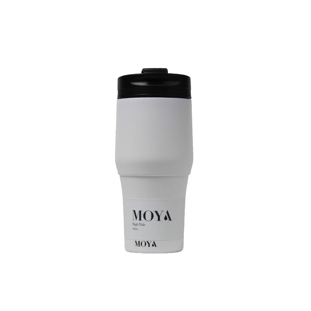 Moya "High Tide" 380ml Travel Coffee Mug Black/Black