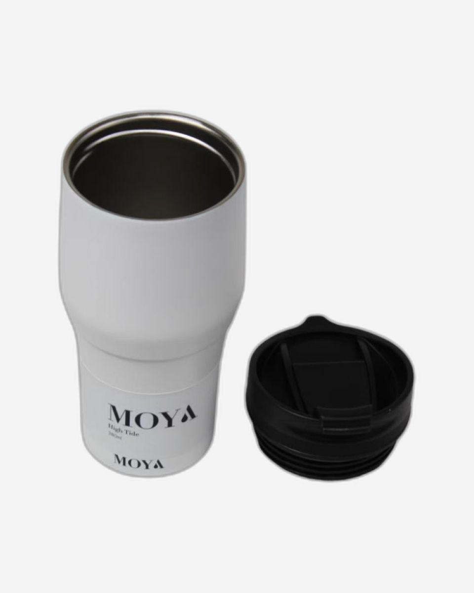 Moya "High Tide" 380ml Travel Coffee Mug Black/Black