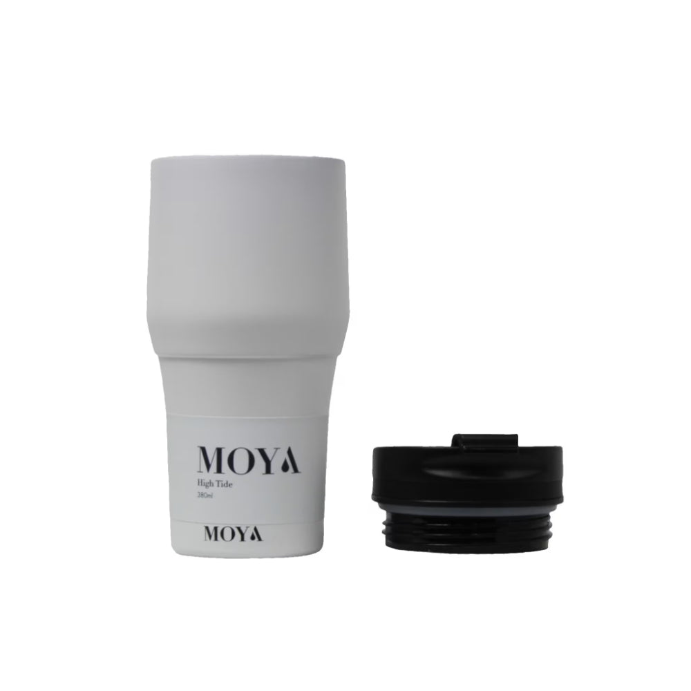Moya "High Tide" 380ml Travel Coffee Mug Black/Black