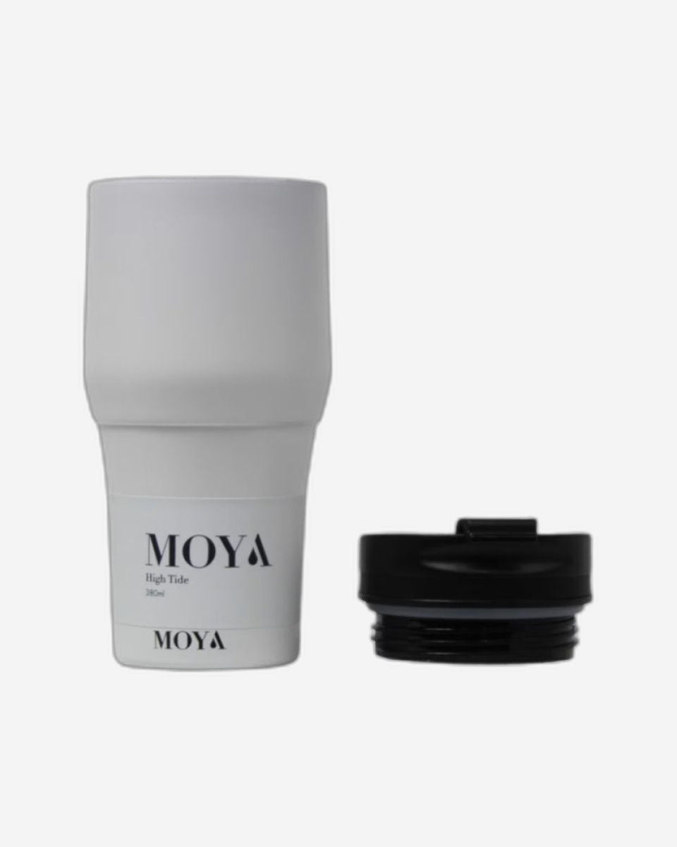 Moya "High Tide" 380ml Travel Coffee Mug Black/Black