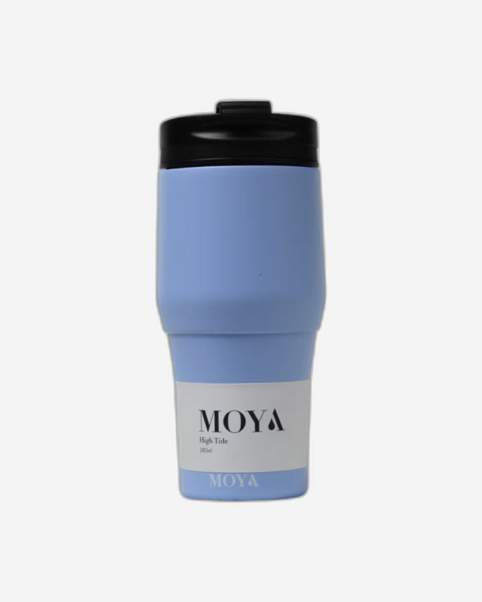 Moya "High Tide" 380ml Travel Coffee Mug Black/Black