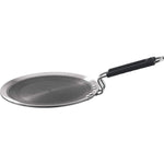 Vinod Platinum Triply Stainless Steel SAS Pro Tawa - 25cm, 4mm Thickness, Silver (Induction Friendly)