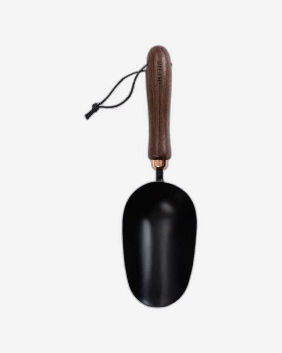 Barebones - Garden Spoon- Stainless Steel Small - Walnut/Black
