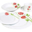 Shallow 20-Piece Imperial Porcelain Dinner Set with Elegant Decal – Premium Dining Collection