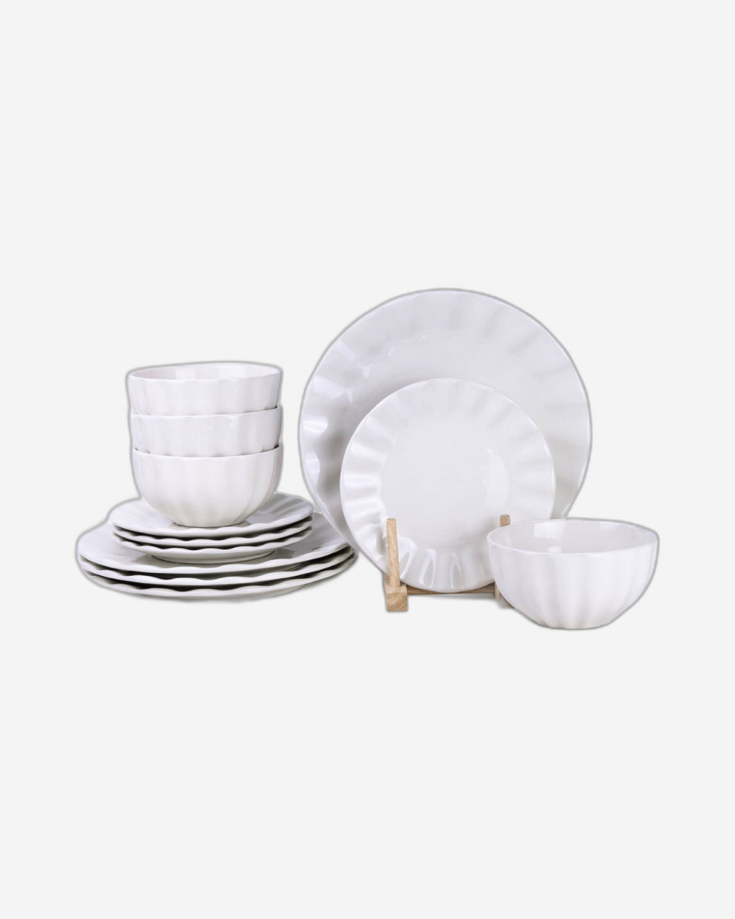 Cuisine Art Dinner Set 12Pc SUZY Cream