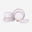 Cuisine Art Dinner Set 12Pc IRA Cream & Blue