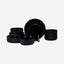 Cuisine Art Dinner Set 12Pc SAHA Black