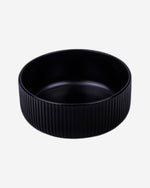 Cuisine Art SAHA 12-Piece Stoneware Dinner Set - Black