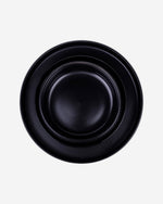 Cuisine Art SAHA 12-Piece Stoneware Dinner Set - Black