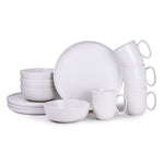 Cuisine Art ULA 12-Piece Stoneware Dinner Set - Grey