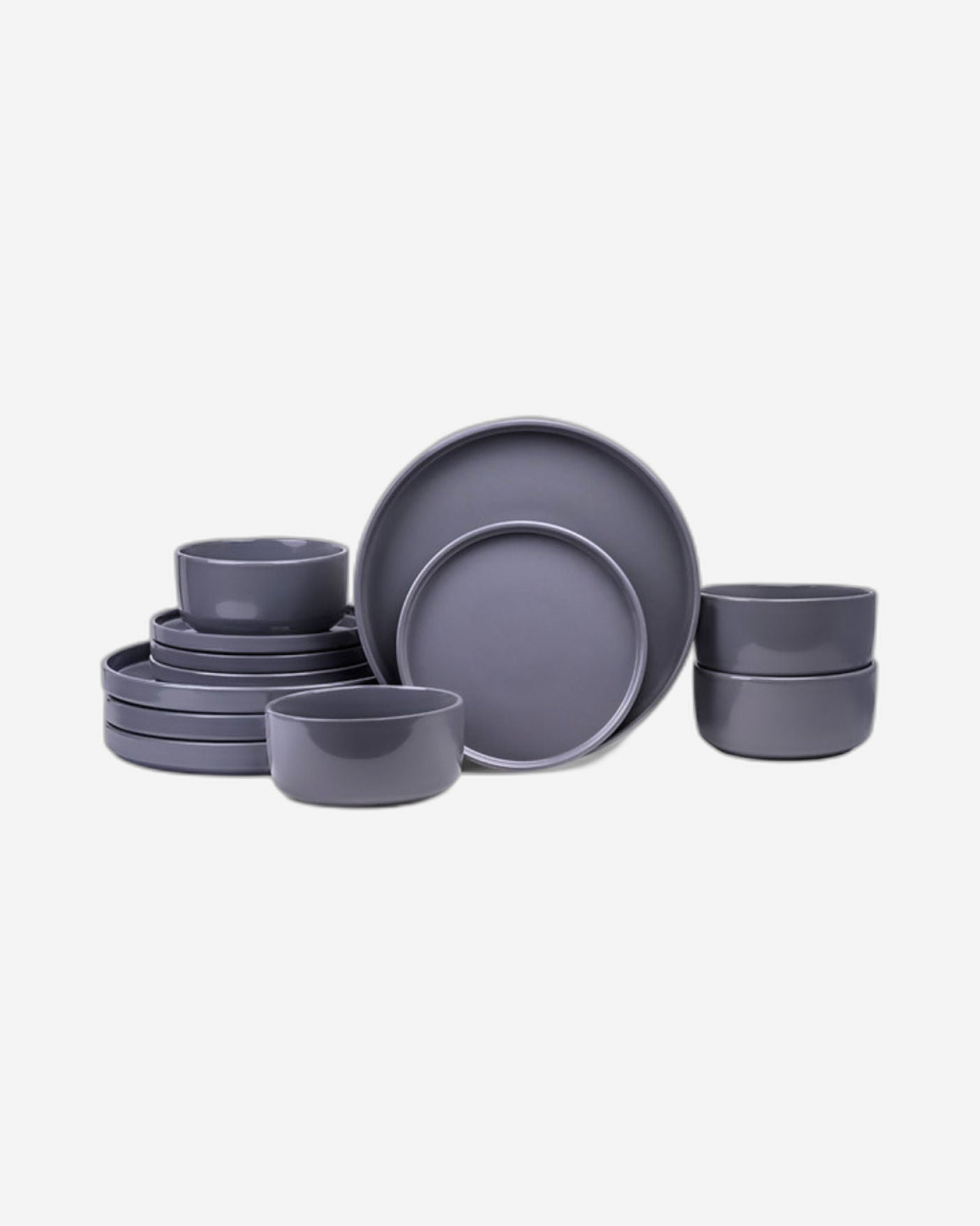 Cuisine Art Dinner Set 12Pc ORI Dark Grey