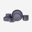 Cuisine Art Dinner Set 12Pc ORI Dark Grey