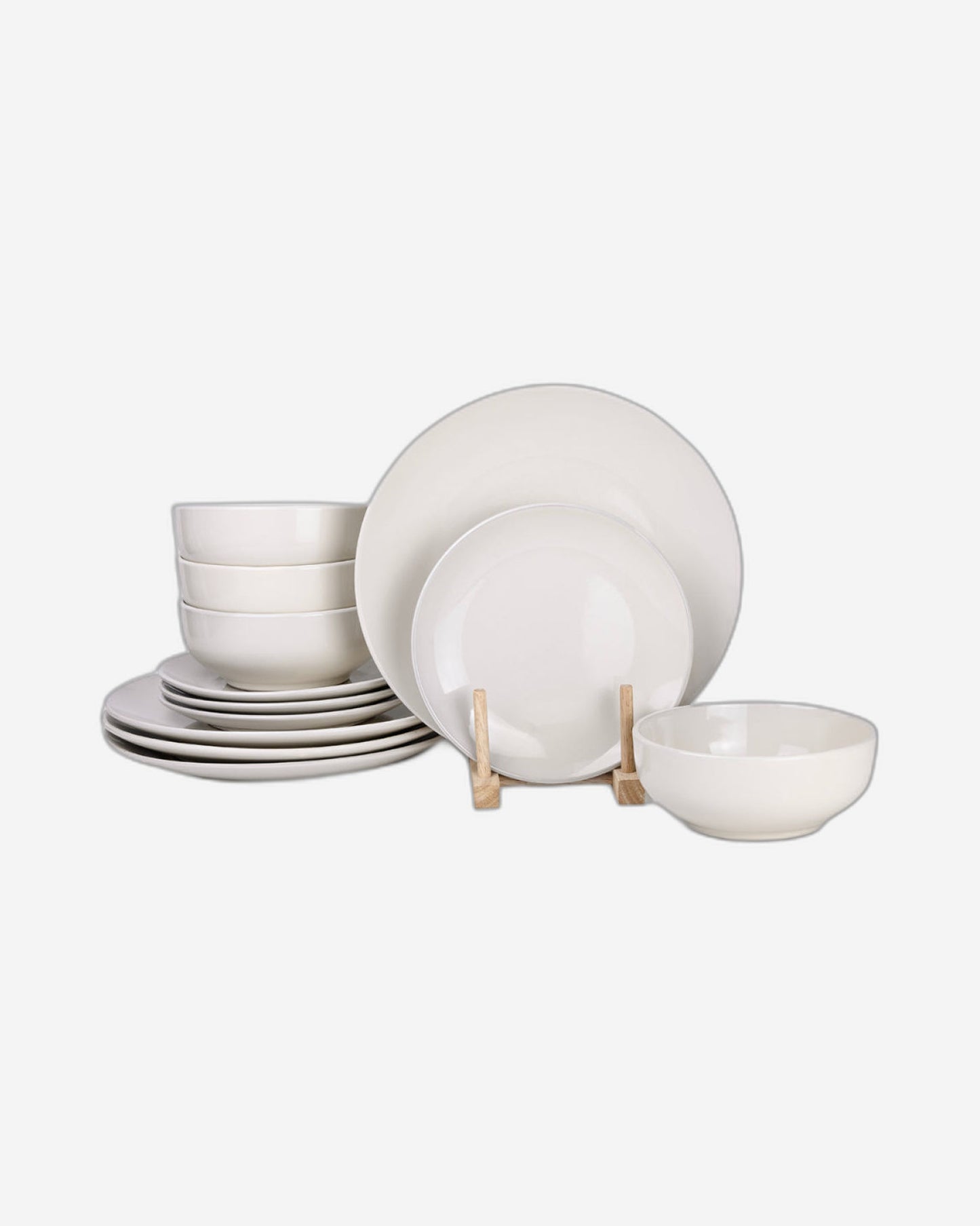 Cuisine Art Dinner Set 12Pc HALA Cream