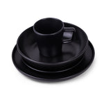 Cuisine Art Dinner Set 16Pc OLA Black
