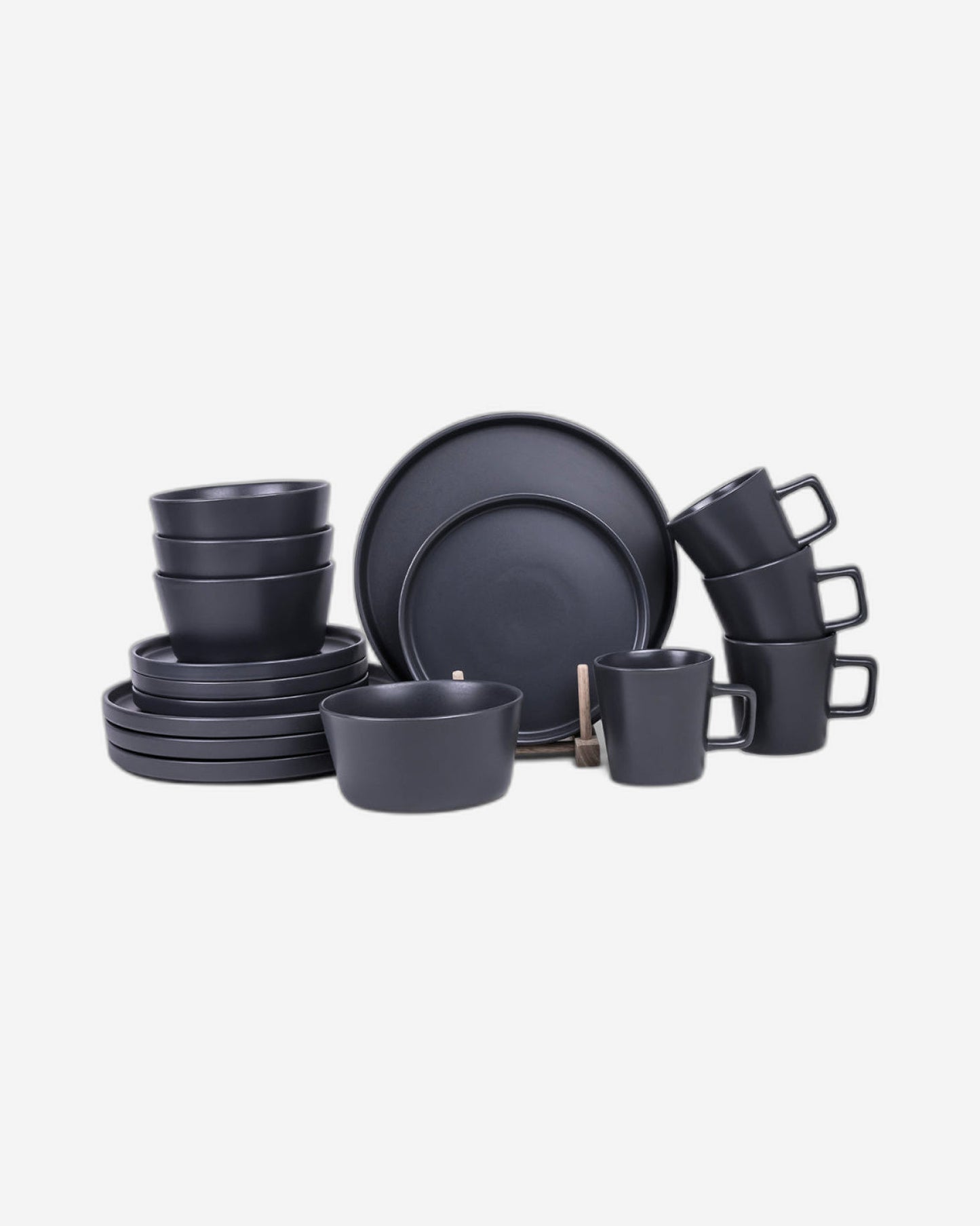 Cuisine Art Dinner Set 16Pc SIRA Grey