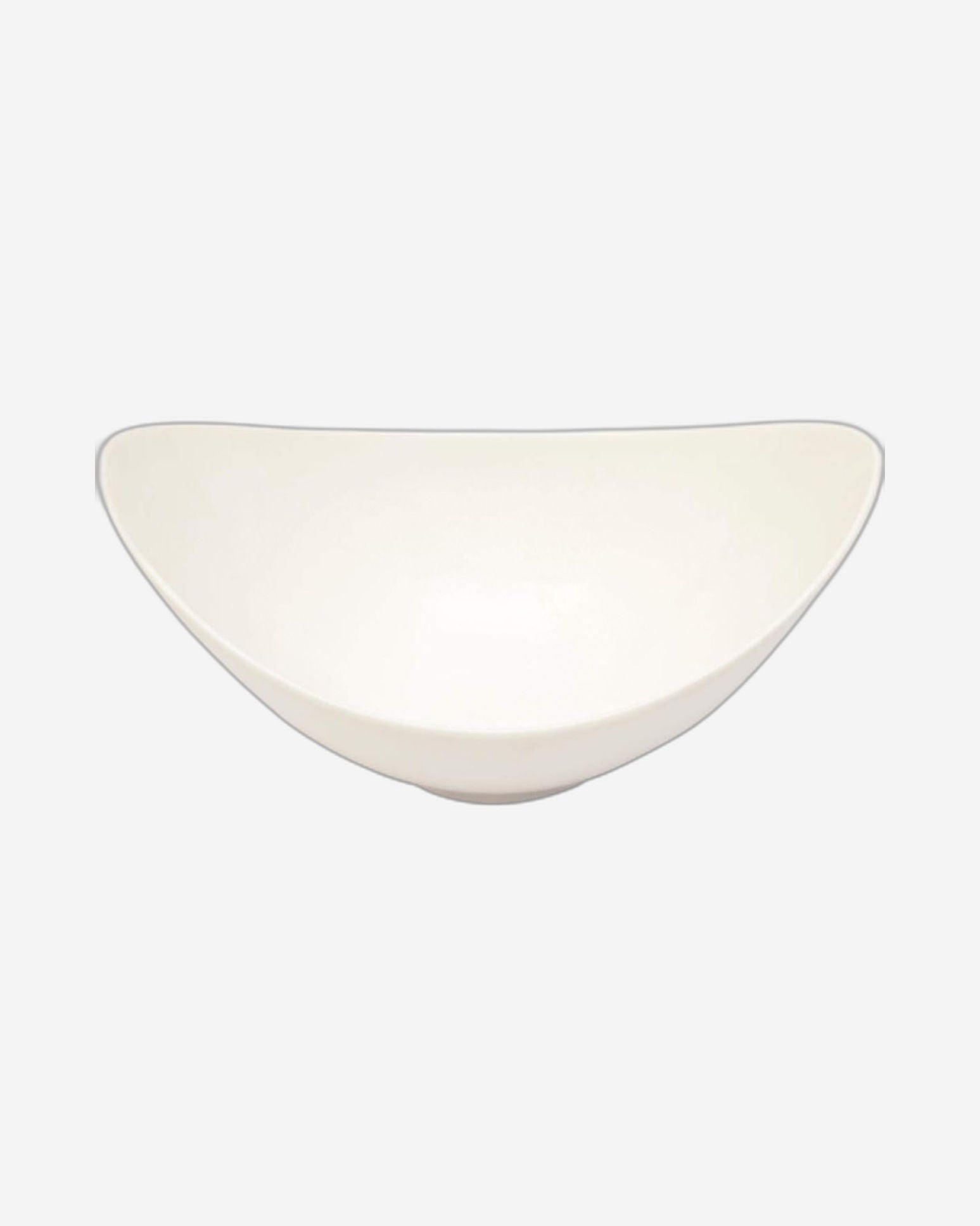 Shallow Porcelain Bowl, White - 9.5 Inch – Elegant Serving Bowl for Salad, Soup, Pasta, and More