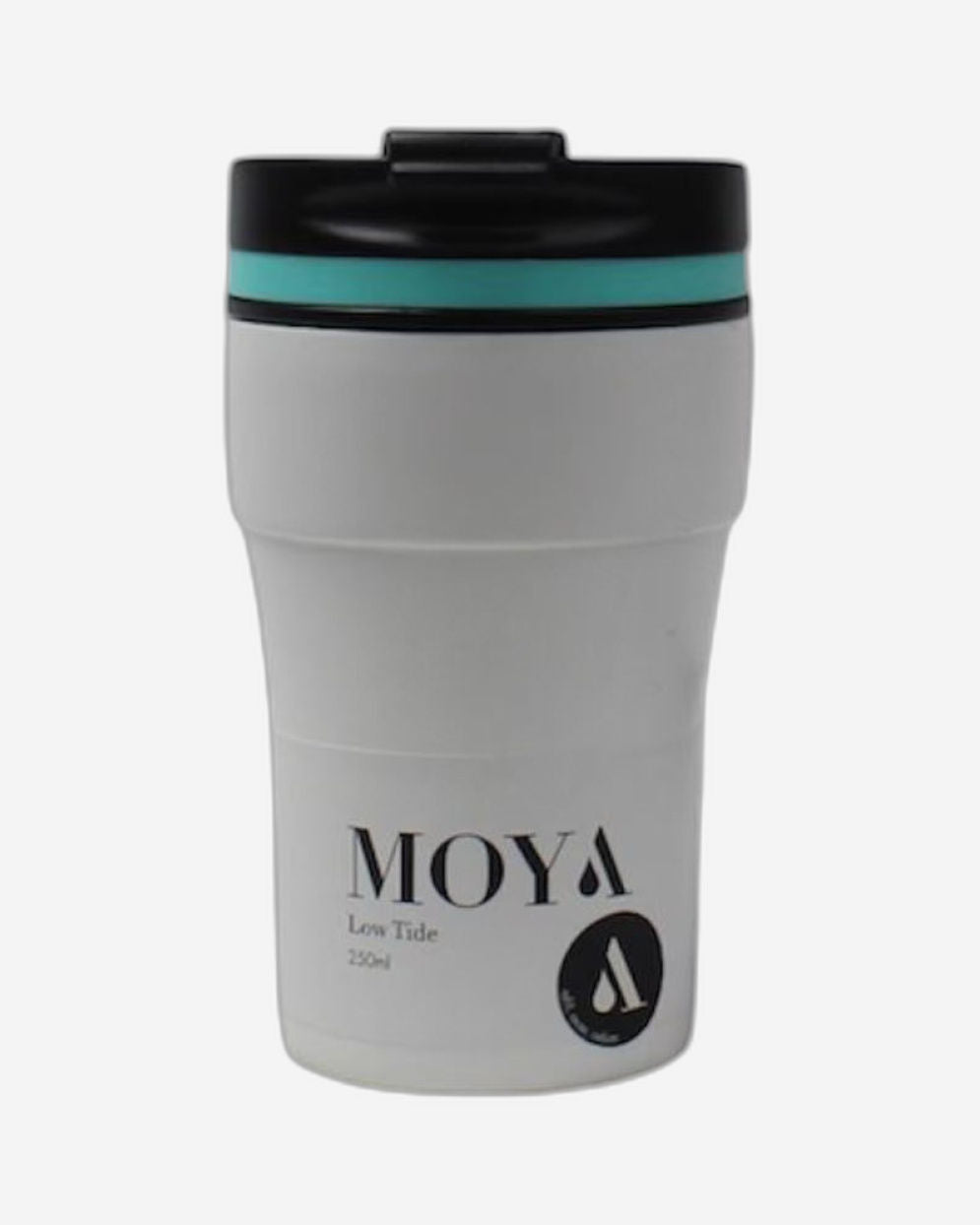 Moya "Low Tide" 250ml Travel Coffee Mug Black/Black