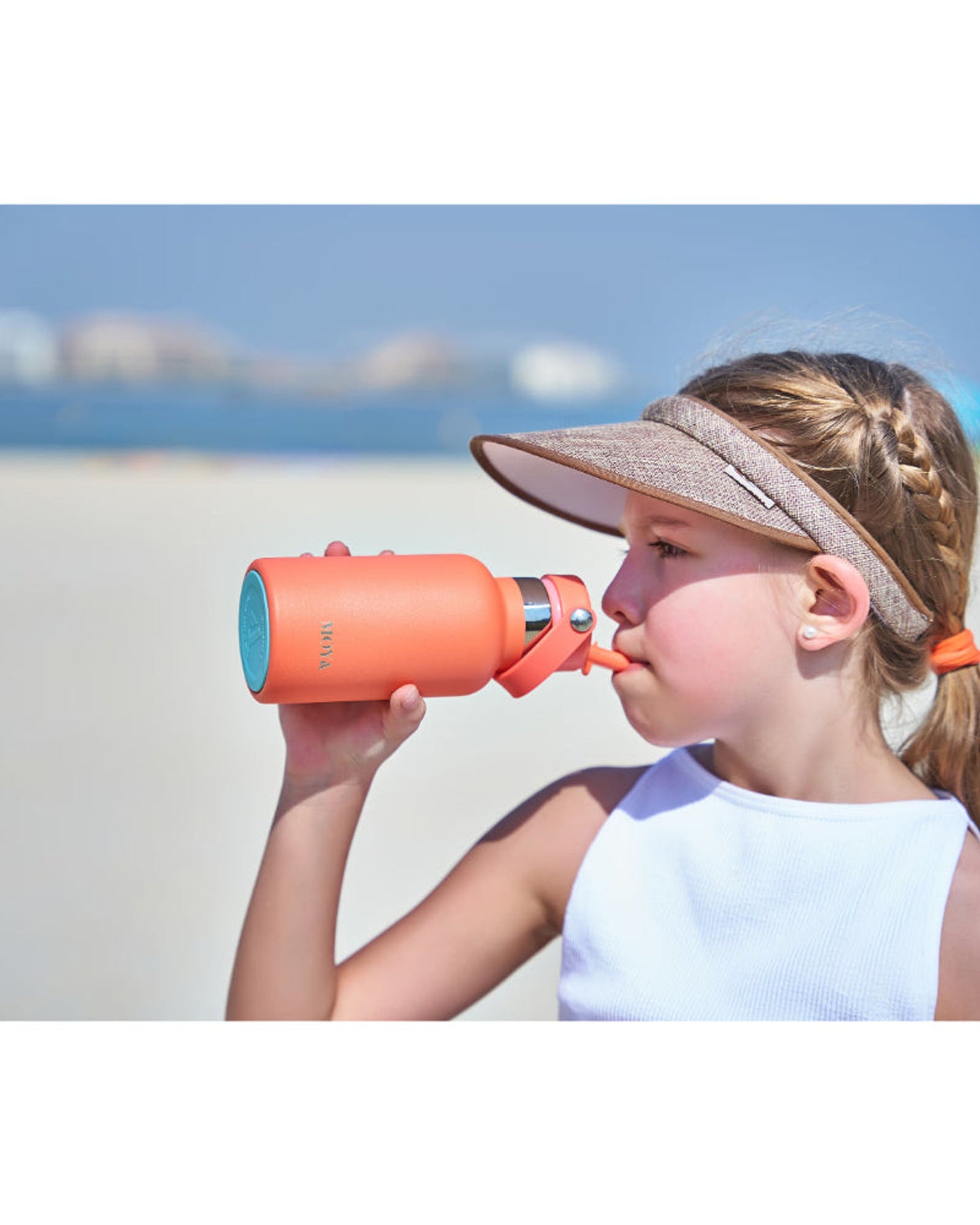 Moya "Seashell" 350ml Insulated Sustainable Water Bottle Black