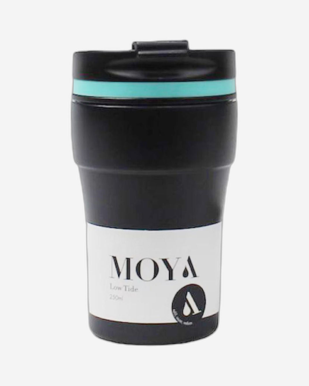 Moya "Low Tide" 250ml Travel Coffee Mug Black/Black