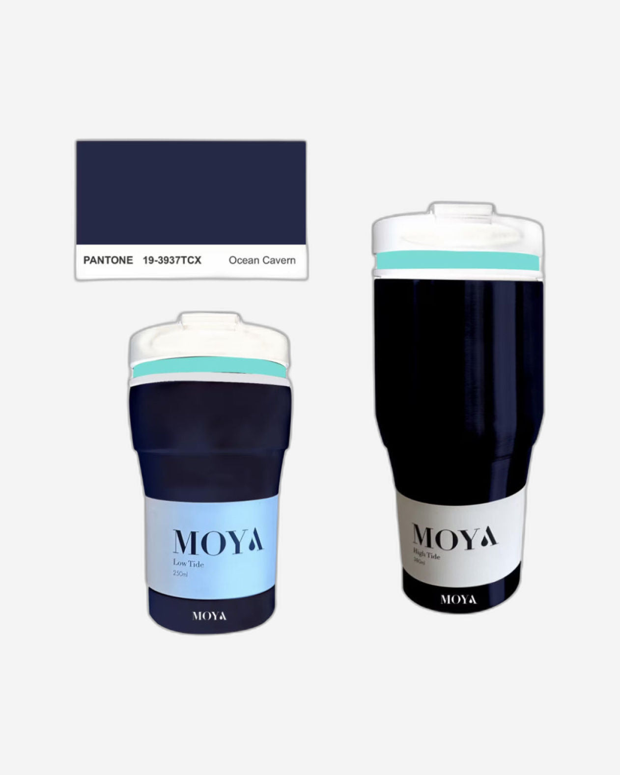 Moya "Low Tide" 250ml Travel Coffee Mug Black/Black