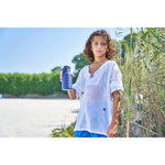 Moya "Seashell" 350ml Insulated Sustainable Water Bottle Black