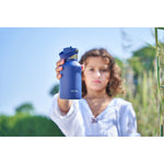 Moya "Seashell" 350ml Insulated Sustainable Water Bottle Black