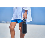 Moya "Seashell" 350ml Insulated Sustainable Water Bottle Black