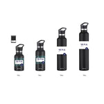 Moya "Seashell" 350ml Insulated Sustainable Water Bottle Black