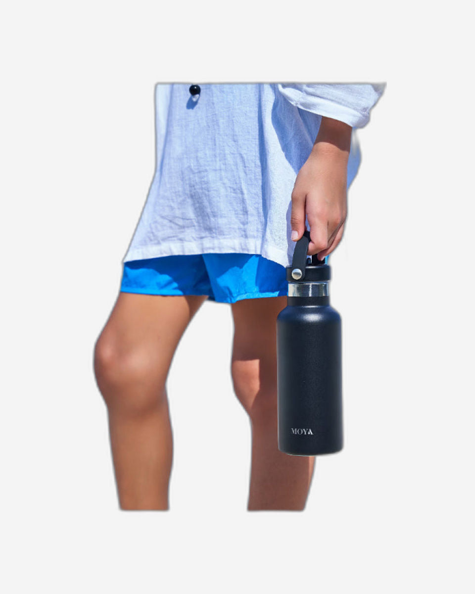 Moya "Starfish" 500ml Insulated Sustainable Water Bottle Black