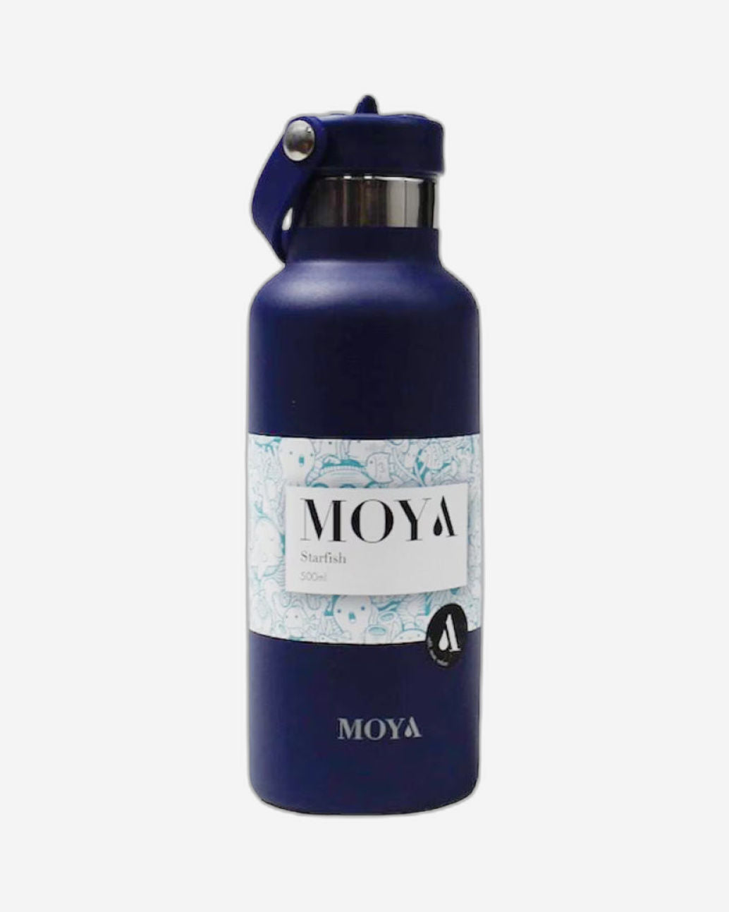 Moya "Starfish" 500ml Insulated Sustainable Water Bottle Black