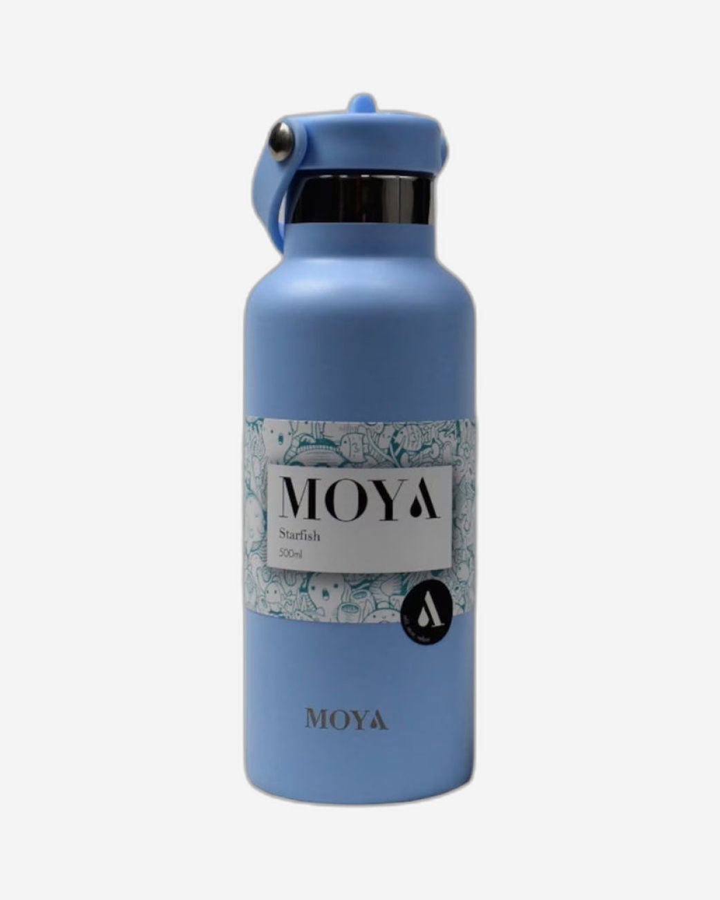 Moya "Starfish" 500ml Insulated Sustainable Water Bottle Black