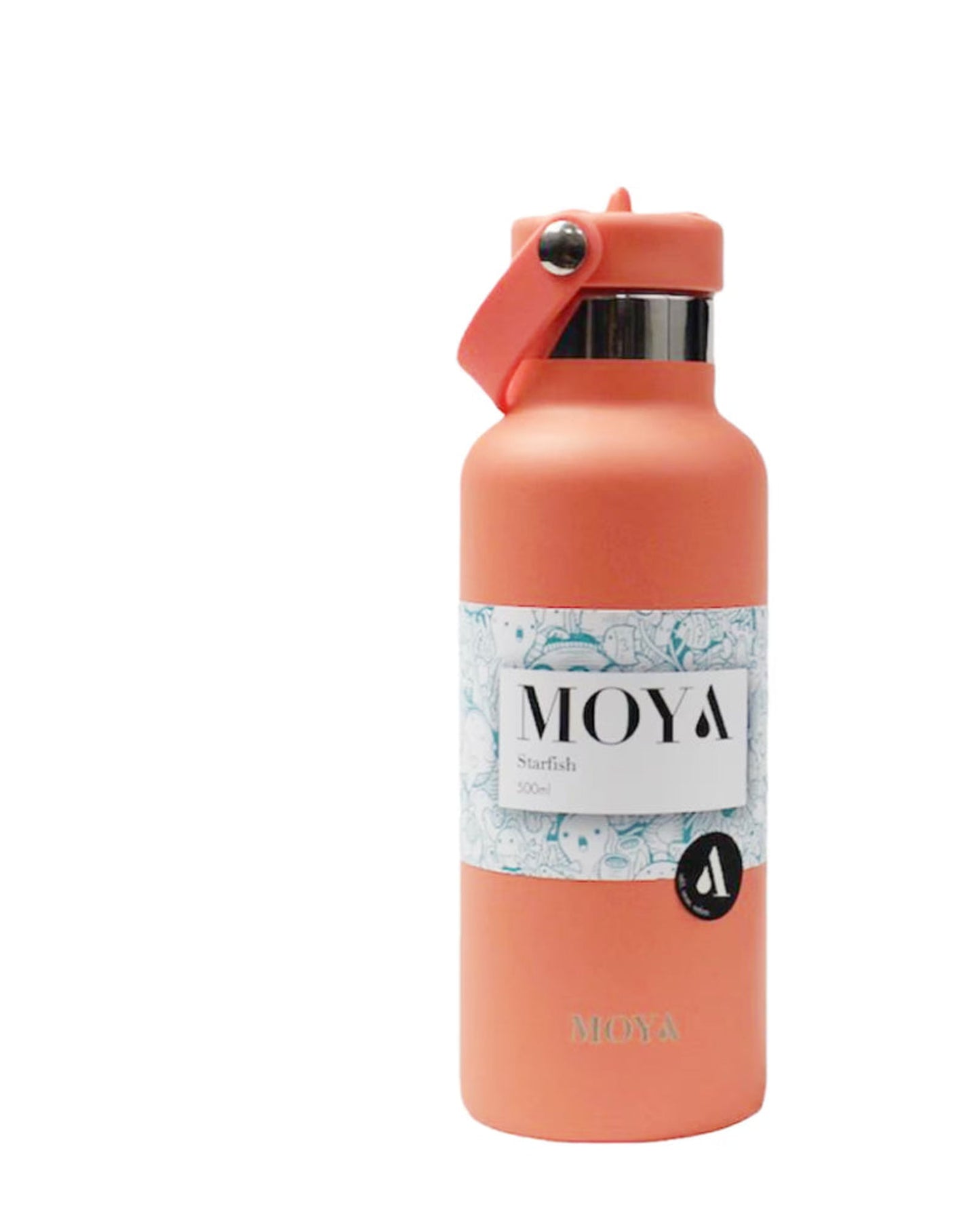 Moya "Starfish" 500ml Insulated Sustainable Water Bottle Black