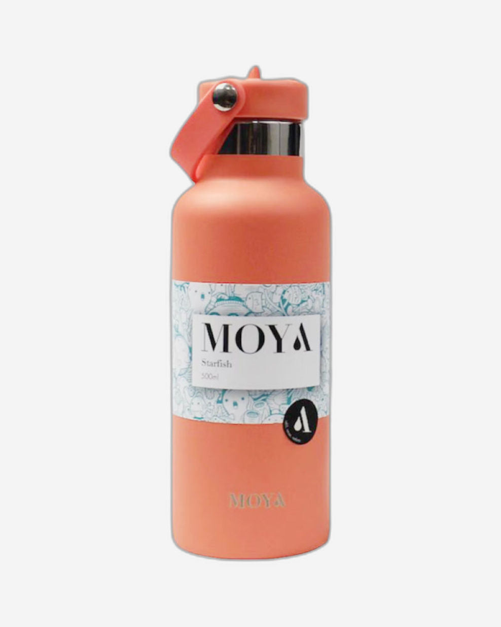 Moya "Starfish" 500ml Insulated Sustainable Water Bottle Black