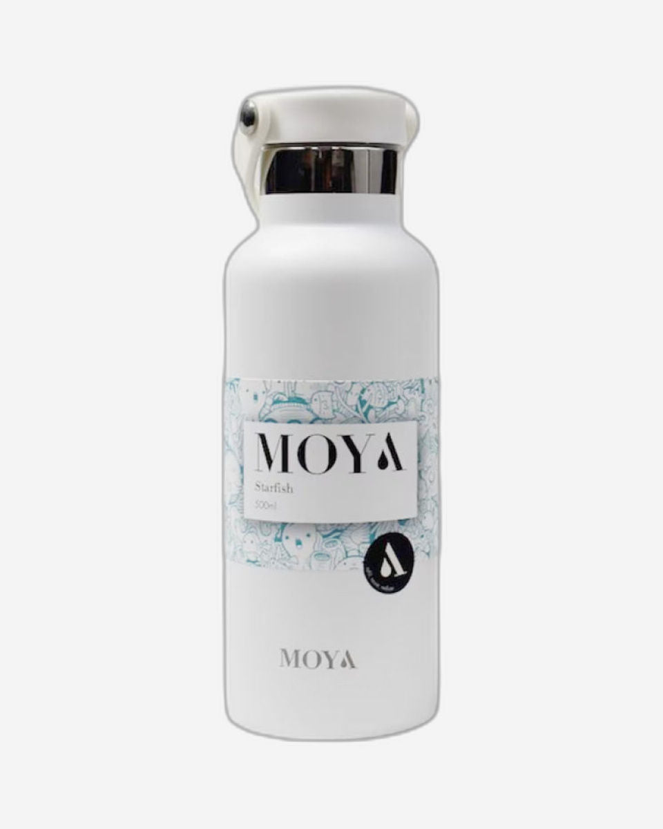 Moya "Starfish" 500ml Insulated Sustainable Water Bottle Black