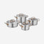 Korkmaz Proline Cookware Set 8Pc Rosegold
