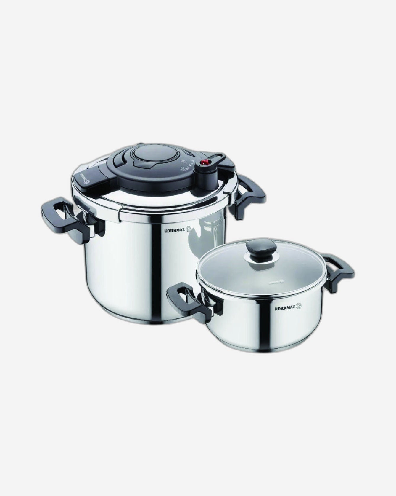 KORKMAZ ALESSA 4pcs PRESSURE COOKER SET