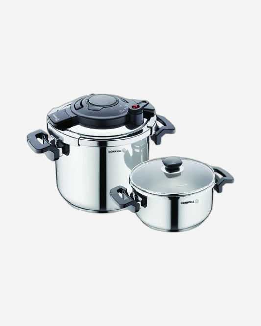 KORKMAZ ALESSA 4pcs PRESSURE COOKER SET