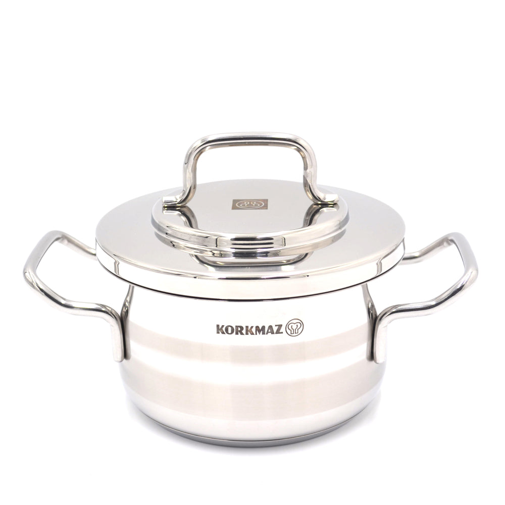 KORKMAZ ASTRA2 CASSEROLE 18X10.5 CM / 2.6 LTR