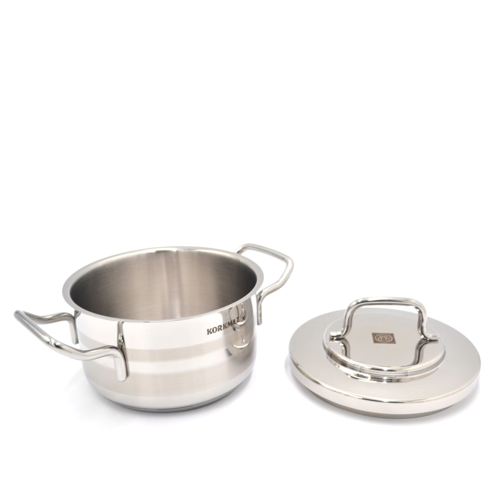 KORKMAZ ASTRA2 CASSEROLE 18X10.5 CM / 2.6 LTR
