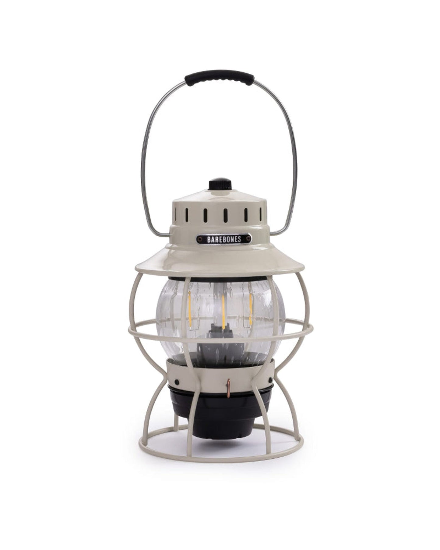 BareBones - Railroad Lantern (Vintage White)