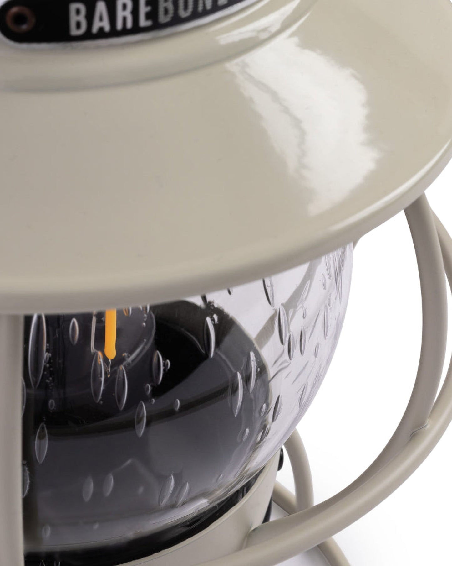 BareBones - Railroad Lantern (Vintage White)