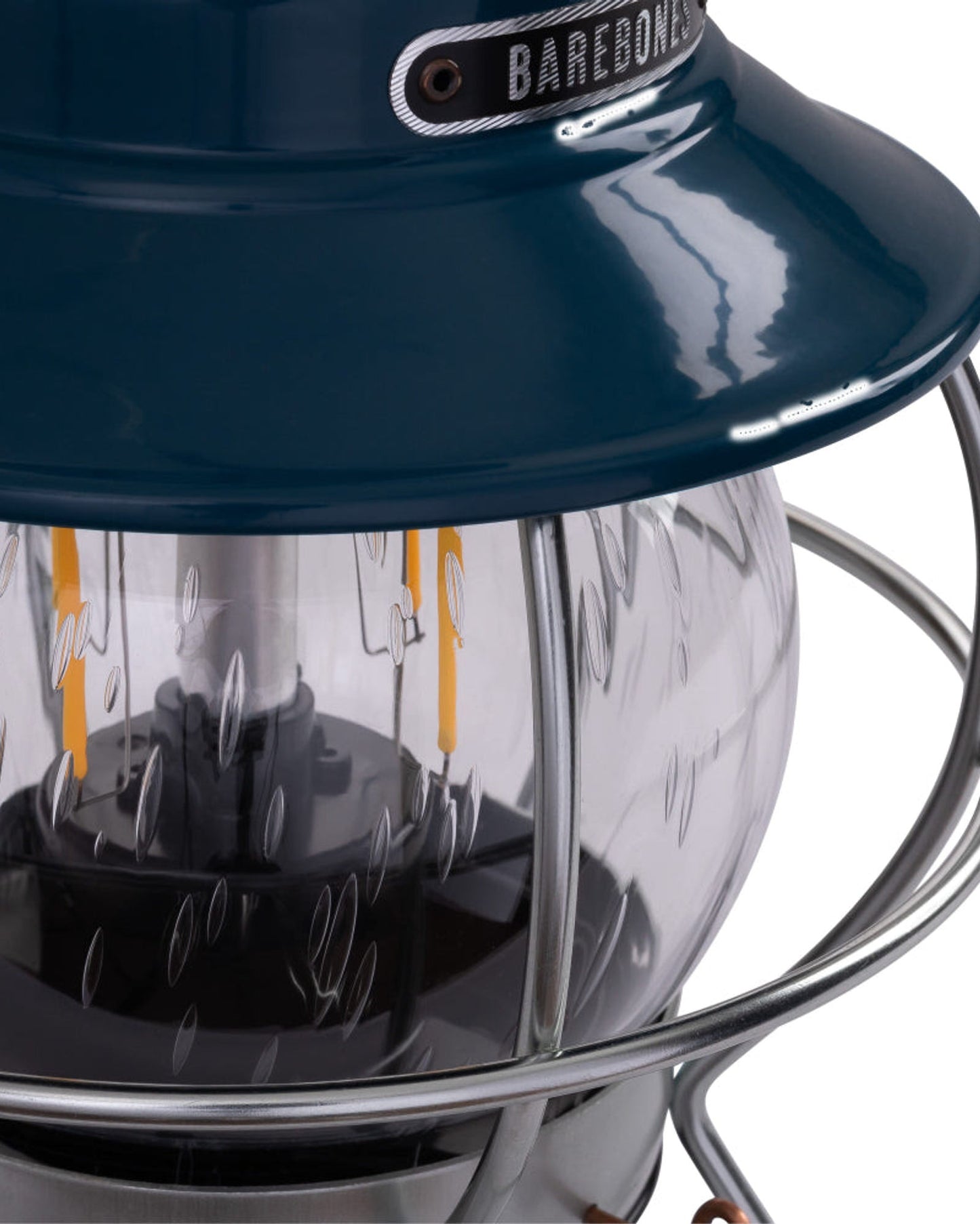 BareBones - Railroad Lantern (Ocean Blue)