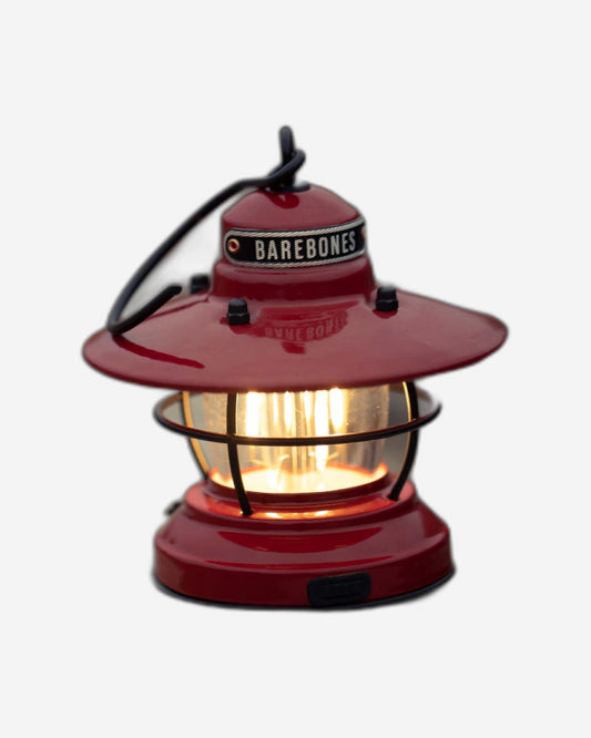 BareBones - Edison Mini Lantern (Red)