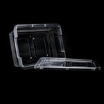 Mondex 6 Piece Polypropylene Storage Box Set - 10L Capacity Each - Transparent