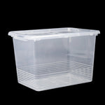 Mondex 4 Piece Polypropylene Storage Box Set - 20L Capacity Each - Transparent