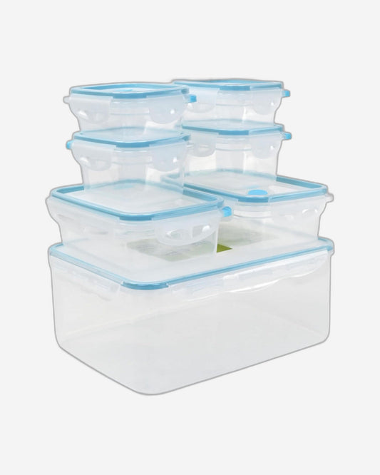 Mondex Polypropylene Food Container Set - 7 Pieces (1N 5000ml, 2N 1000ml, 2N 460ml, 2N 330ml)