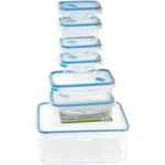 Mondex Polypropylene Food Container Set - 7 Pieces (1N 5000ml, 2N 1000ml, 2N 460ml, 2N 330ml)