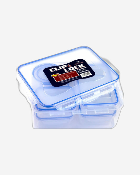 Mondex Polypropylene Food Container Set - 7 Pieces (1N 5000ml, 3N 750ml, 1N 300ml, 1N 250ml, 100ml)