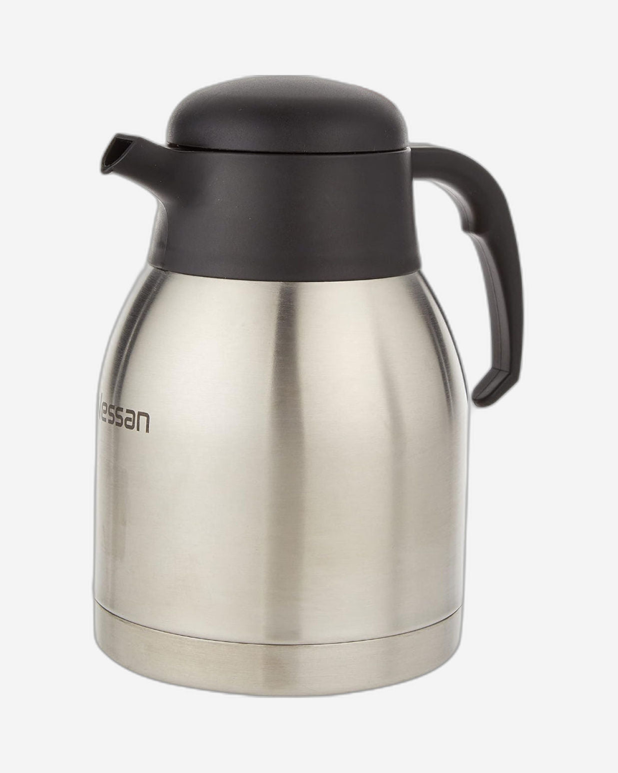 Nessan Full Steel Euro Flask - 1.5 Liter | Double Wall Insulated Stainless Steel Vacuum Flask for Hot & Cold Beverages