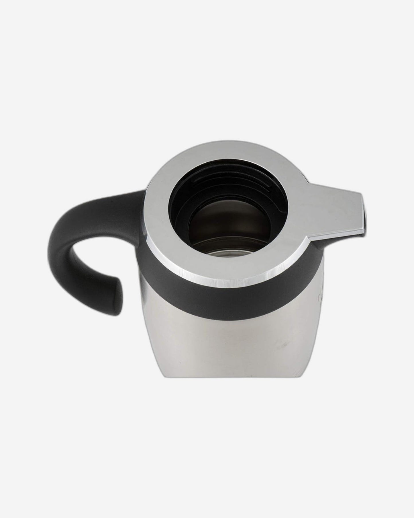 Nessan Stainless Steel Regal Flask 1L - Silver/Black | Durable Double Wall Vacuum Insulated Flask for Hot & Cold Beverages